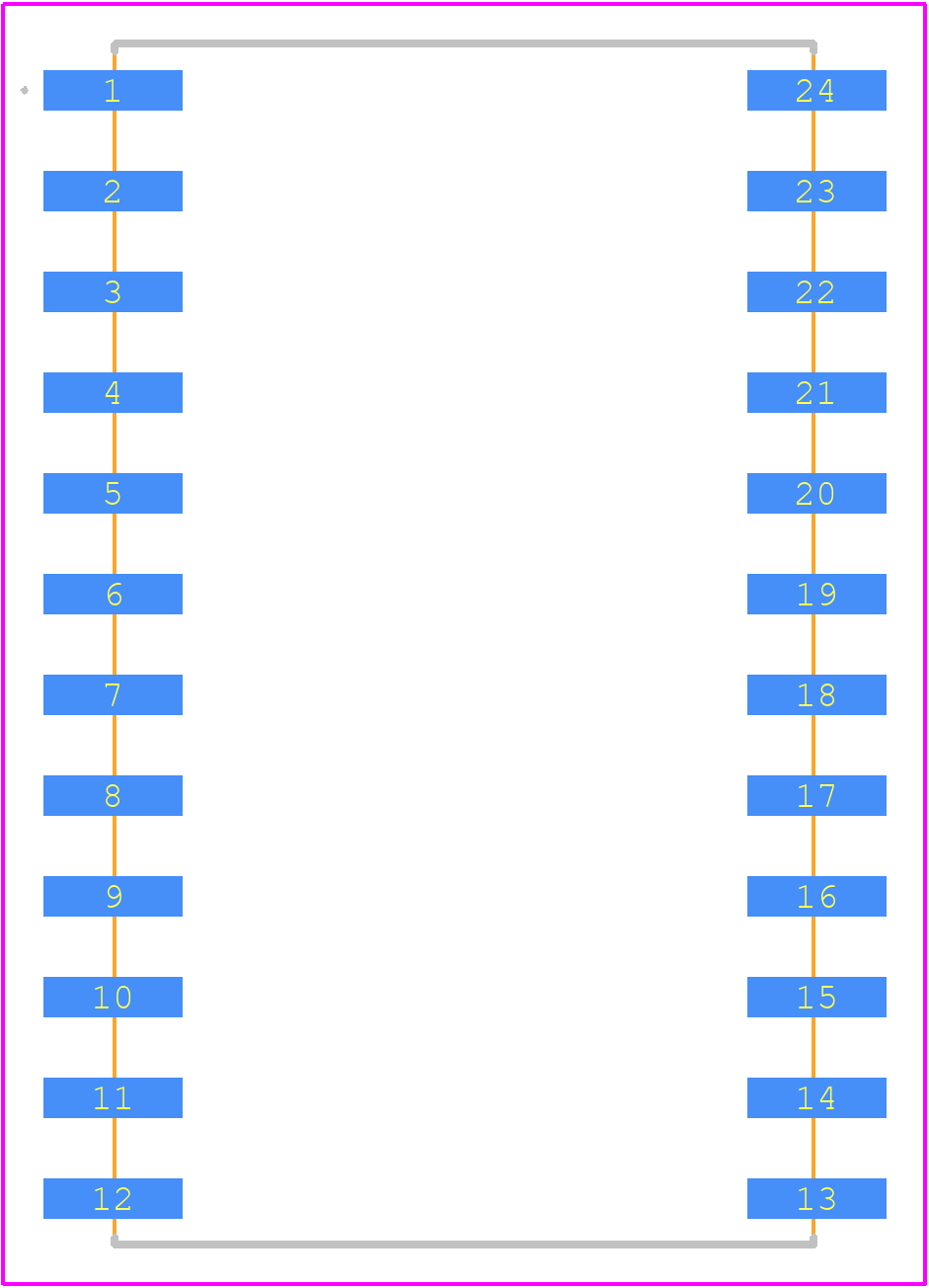 110-91-624-41-105000 - Mill-Max PCB footprint - Other - Other - 110-91-624-41-105000-8