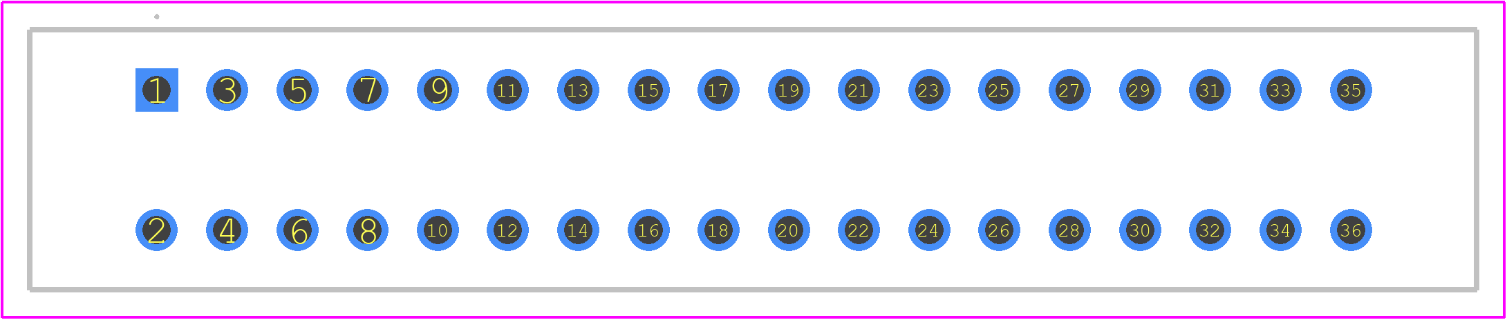 ASC18DRSN - Sullins PCB footprint - Other - Other - ASC18DRSN-1