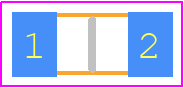 TLRP2B10WR010FTD - TE Connectivity PCB footprint - Resistor Chip - Resistor Chip - TLRP2B10WR010FTD