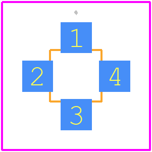 RAM-3+ - Mini-Circuits PCB footprint - Other - Other - RAM-3+-1