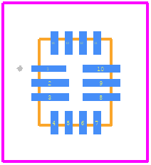 MP6551GQB-P - Monolithic Power Systems (MPS) PCB footprint - Other - Other - MP6551GQB-P-1
