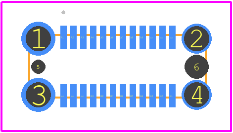 USB4160-03-0070-C - GCT (GLOBAL CONNECTOR TECHNOLOGY) PCB footprint - Other - Other - USB4160-03-0070-C-4