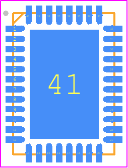 QPB8857SR - Qorvo PCB footprint - Quad Flat No-Lead - Quad Flat No-Lead - QFN-40