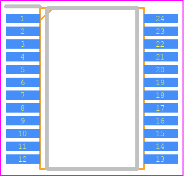 V9881D - Vango PCB footprint - Small Outline Packages - Small Outline Packages - SOP24_(H=2mm)