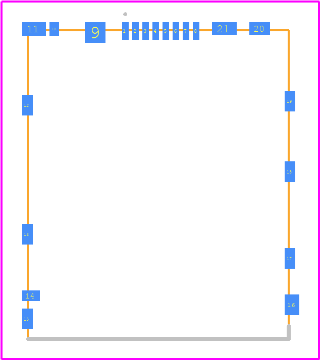 SDHR-8BRS-K-363-A0-S-ETB(HF) - JST (JAPAN SOLDERLESS TERMINALS) PCB footprint - Other - Other - SDHR-8BRS-K-363-A0-S-ETB(HF)-3