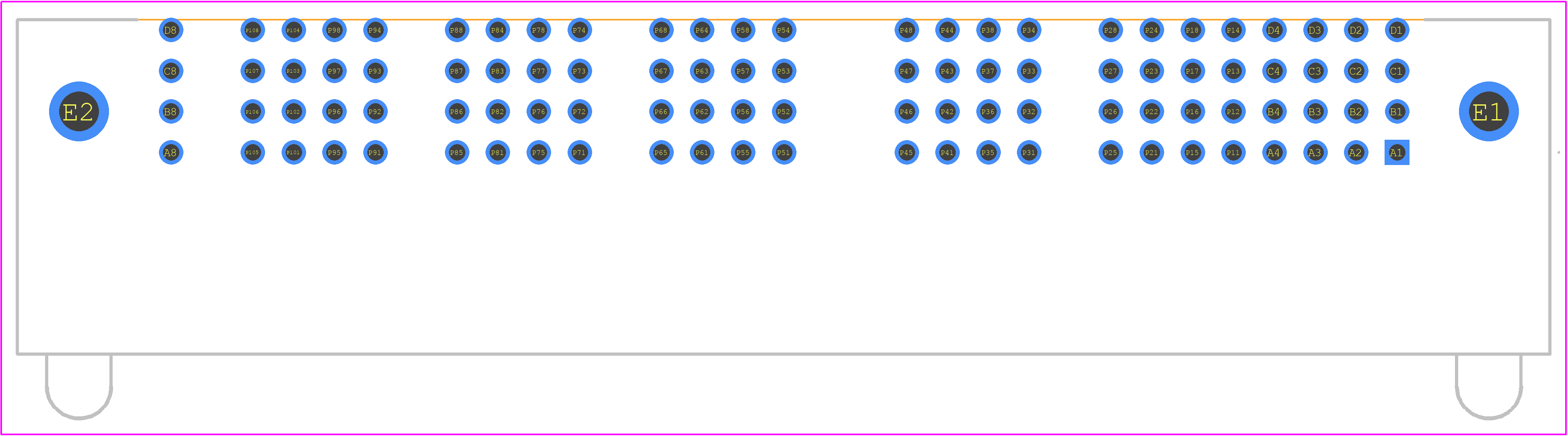 51915-011 - Amphenol PCB footprint - Other - Other - 51915-011-5