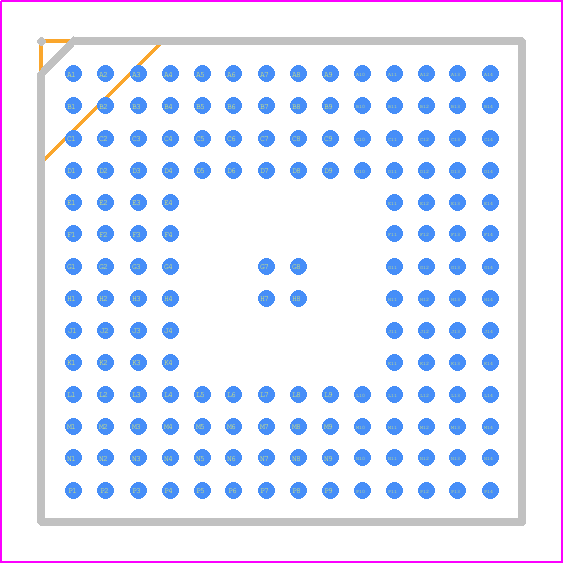 AD9789BBCZ - Analog Devices PCB footprint - BGA - BGA - 164-Ball Chip Scale Package Ball Grid Array (CSP_BGA)