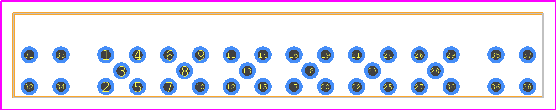 GRF1-J-P-06-E-RA-TH1-E - SAMTEC PCB footprint - Other - Other - GRF1-J-P-06-E-RA-TH1-E-2