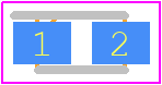 6TP-U22MSI - Panasonic PCB footprint - Capacitor Moulded Polarised - Capacitor Moulded Polarised - 6TPU22MSI