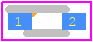 DB2-731600L - Panasonic PCB footprint - Small Outline Diode Flat Lead - Small Outline Diode Flat Lead - SSSMini2-F4-B