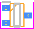 DB3-J208K0L - Panasonic PCB footprint - SO Transistor Flat Lead - SO Transistor Flat Lead - SMini3-F2-B_1