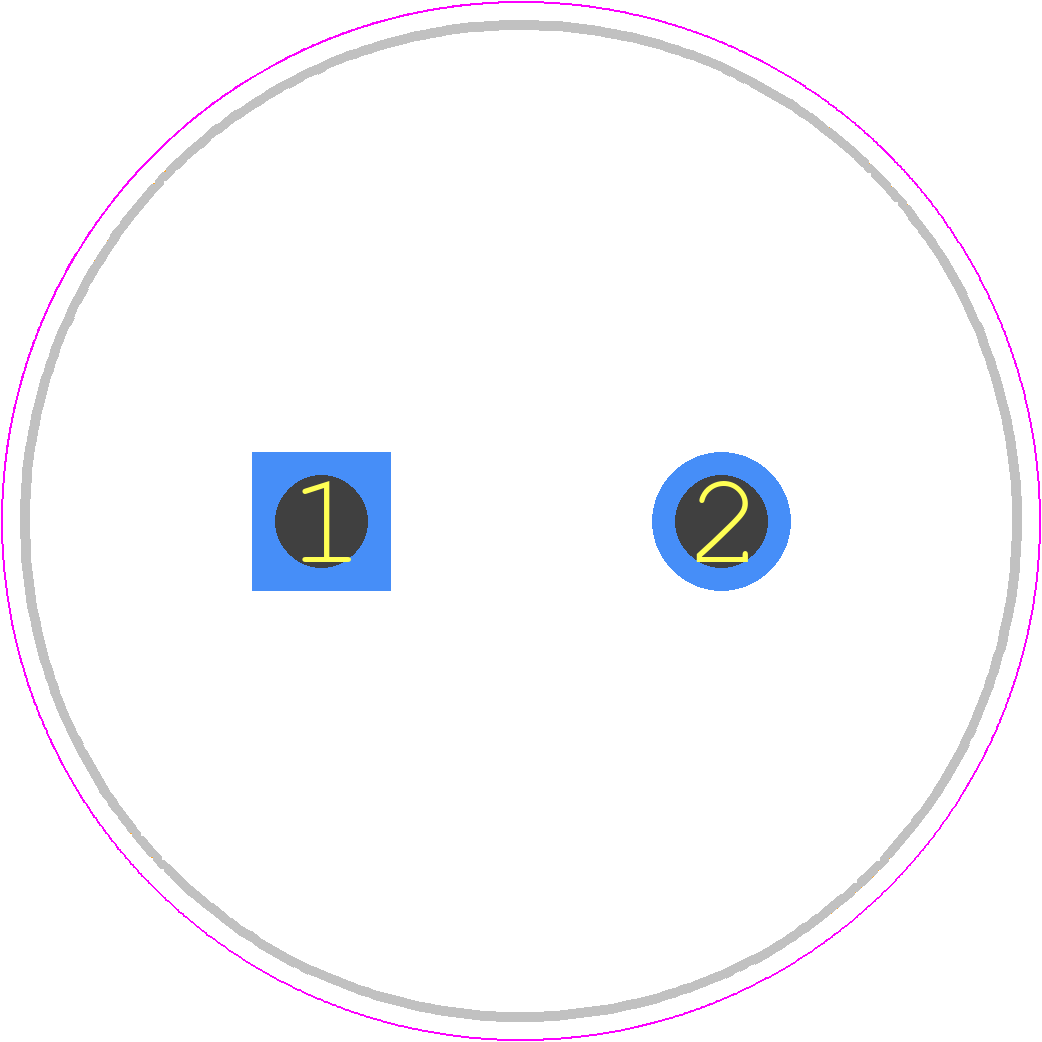 EET-HD2G471JJ - Panasonic PCB footprint - Capacitor, Polarized Radial Diameter - Capacitor, Polarized Radial Diameter - EETHD2G471JJ