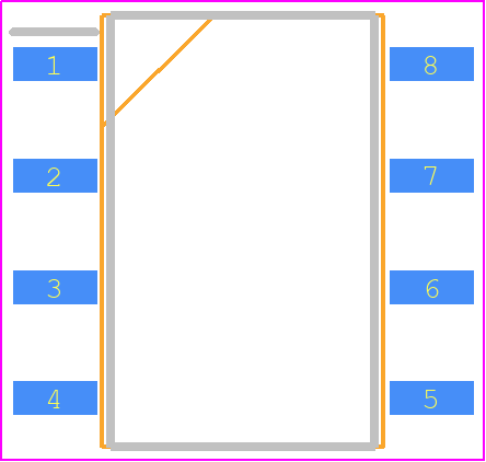AQW-214EHAZ - Panasonic PCB footprint - Small Outline Packages - Small Outline Packages - SMD 8_2020