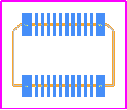 AXK-520147YG - Panasonic PCB footprint - Other - Other - AXK520147YG-1