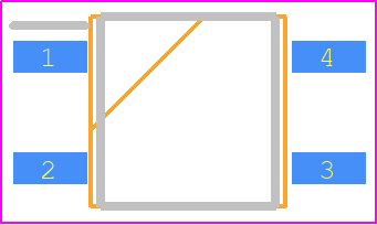 AQY-414S - Panasonic PCB footprint - Small Outline Packages - Small Outline Packages - SOP4_1