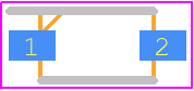 DB2-X20600L - Panasonic PCB footprint - Small Outline Diode Flat Lead - Small Outline Diode Flat Lead - Mini2-F4-B_1