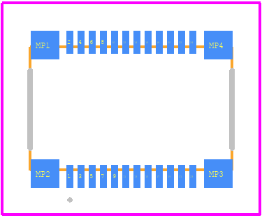 AXK-7L24223G - Panasonic PCB footprint - Other - Other - AXK7L24223G-1