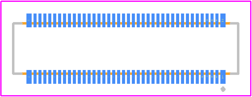 AXK-780347G - Panasonic PCB footprint - Other - Other - AXK780347G-1