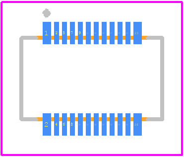 AXK-724347G - Panasonic PCB footprint - Other - Other - AXK724347G-1
