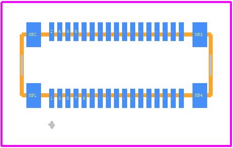AXT-534124 - Panasonic PCB footprint - Other - Other - AXT534124-3
