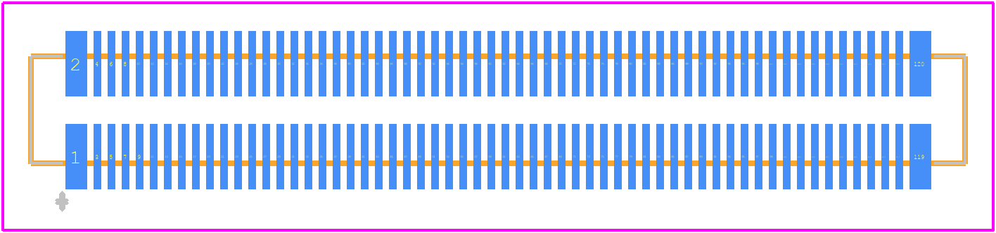 AXK-6A2347YG - Panasonic PCB footprint - Other - Other - AXK6A2347YG-2