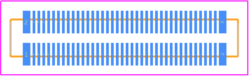 AXK-680347YG - Panasonic PCB footprint - Other - Other - AXK680347YG-2