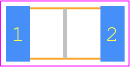 ERJ-MF3PFR22U - Panasonic PCB footprint - Resistor Chip - Resistor Chip - ERJMF3