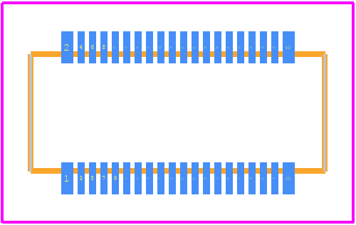 AXK-740247G - Panasonic PCB footprint - Other - Other - AXK740247G-3