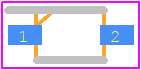 MA2-J1110 - Panasonic PCB footprint - Small Outline Diode Flat Lead - Small Outline Diode Flat Lead - MA2J1110-**-