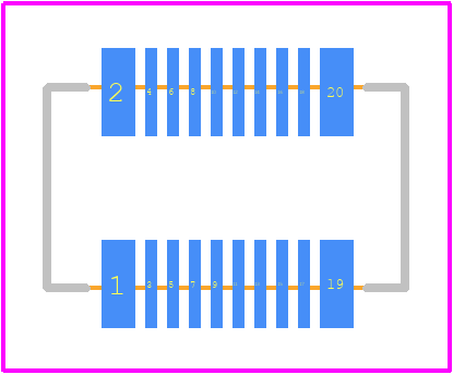 AXK-5S20347YG - Panasonic PCB footprint - Other - Other - AXK5S20347YG-3