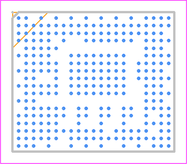 H616 - Allwinner Technology PCB footprint - BGA - BGA - TFBGA284