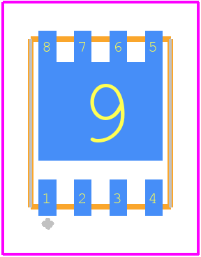 FDMS4D0N12C - onsemi PCB footprint - Other - Other - FDMS4D0N12C-2