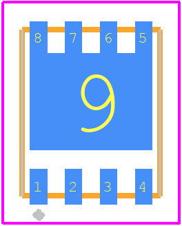 NTMFS08N003C - onsemi PCB footprint - Other - Other - Power 56