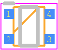 NSVF4015SG4T1G - onsemi PCB footprint - SO Transistor Flat Lead - SO Transistor Flat Lead - SC−82FL / MCPH4 CASE 419AR ISSUE O