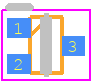 NSVF5488SKT3G - onsemi PCB footprint - SO Transistor Flat Lead - SO Transistor Flat Lead - NSVF5488SKT3G