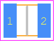 RMCS1210ZT0R00 - Stackpole Electronics, Inc. PCB footprint - Resistor Chip - Resistor Chip - RMCS1210
