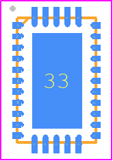 PI2EQX16924 - Diodes Incorporated PCB footprint - Quad Flat No-Lead - Quad Flat No-Lead - XUA32