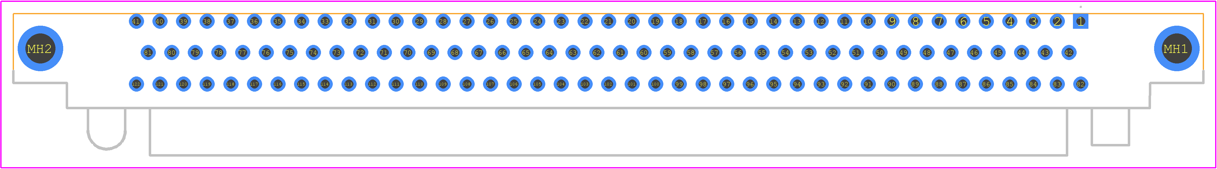 RM352-122-321-5900 - Molex PCB footprint - Other - Other - RM352-122-321-5900-1