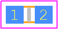 ESDBL24DP - Diotec PCB footprint - Diodes Chip Non-polarised - Diodes Chip Non-polarised - VDDA