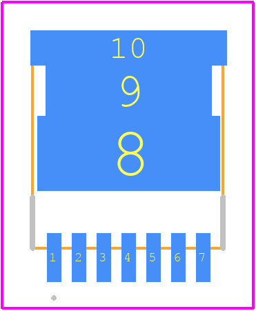 BTN9990LVAUMA1 - Infineon PCB footprint - Other - Other - PG-HSOF-7-1_2022
