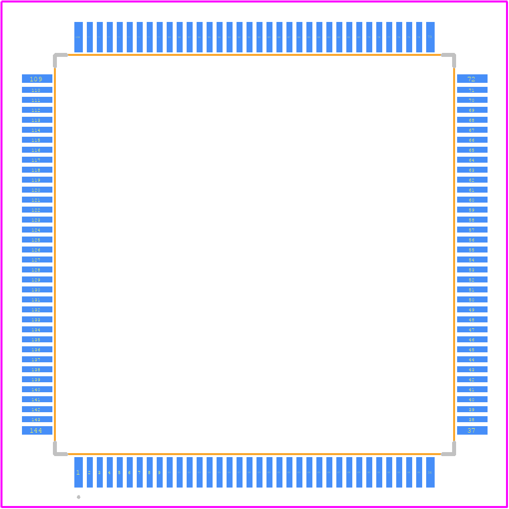LPC2212FBD144,551 - NXP PCB footprint - Other - Other - LPC2212FBD144,551