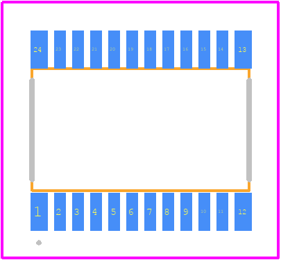 LPC804M111JDH24 - NXP PCB footprint - Other - Other - SOT355-1_2022