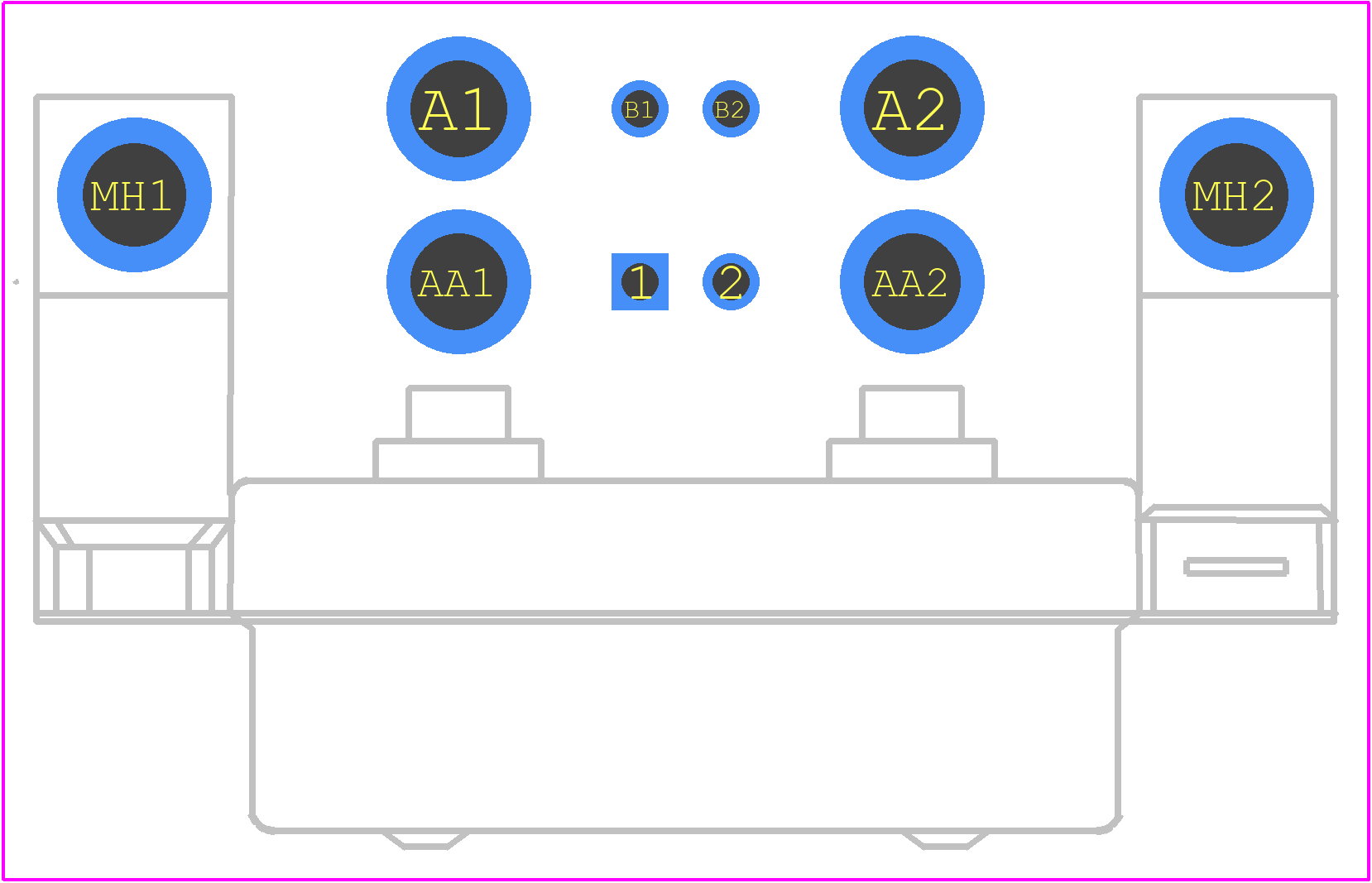 13-000011 - CONEC PCB footprint - Other - Other - 13-000011-1