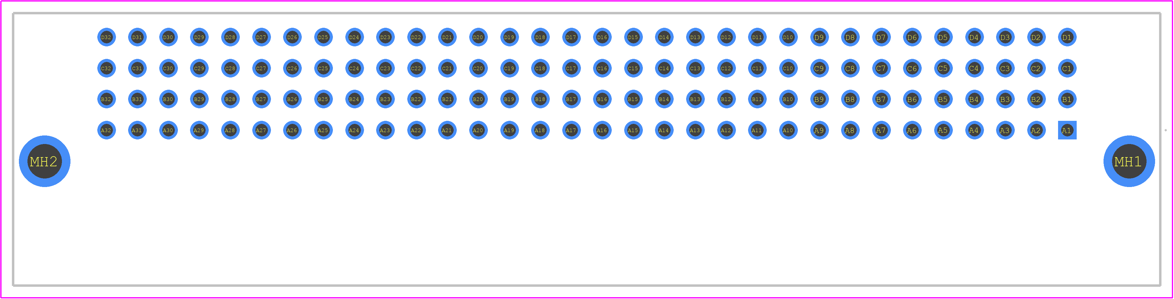 384671 - TE Connectivity PCB footprint - Other - Other - 384671-2