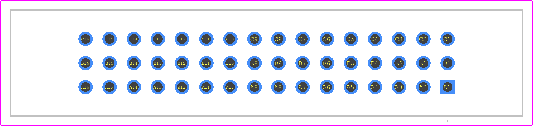384660 - TE Connectivity PCB footprint - Other - Other - 384660-2