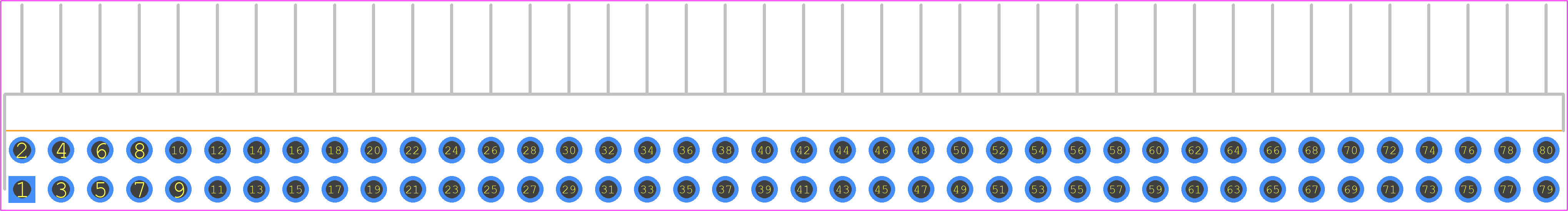 9-103326-0 - TE Connectivity PCB footprint - Header, Unshrouded - Right Angle PTH Pin - Header, Unshrouded - Right Angle PTH Pin - 9-103326-0