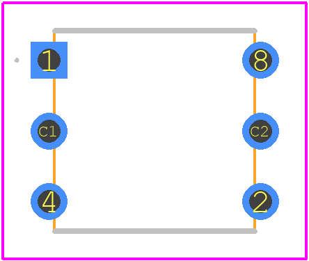 MRSSV0DG16THT - TE Connectivity PCB footprint - Other - Other - 6-DIP