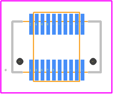 X0515FVS-20DS-9TV01 - XKB Connectivity PCB footprint - Other - Other - X0515FVS-20DS-9TV01-1