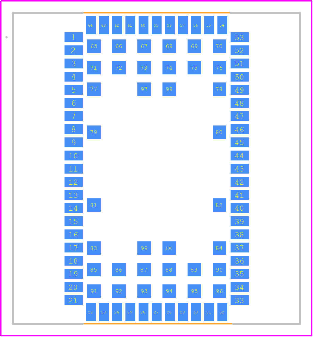 LARA-R6401D-00B - u-blox PCB footprint - Other - Other - LARA-R6401D-00B-3
