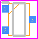 SSM3K376R,LXHF - Toshiba PCB footprint - SO Transistor Flat Lead - SO Transistor Flat Lead - SOT-23F_2022